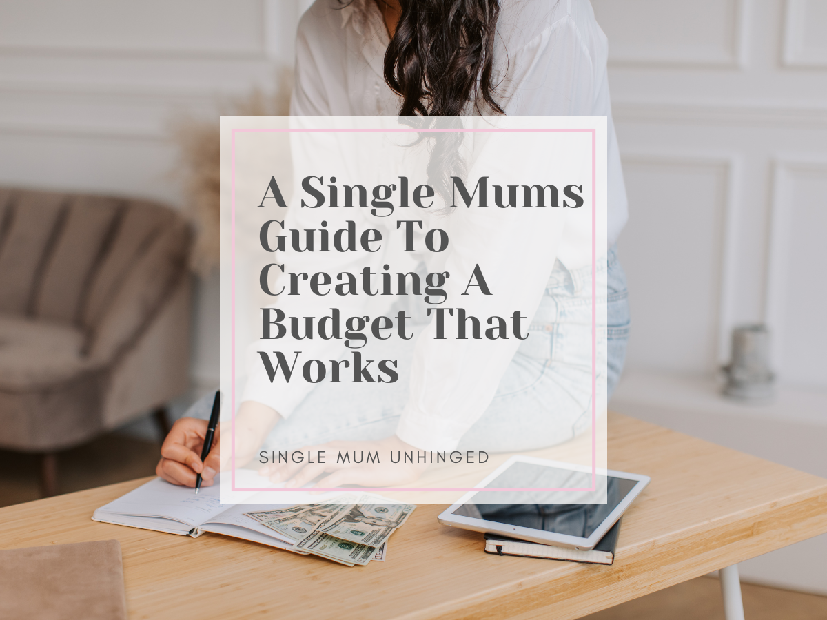 title picture:a single mums guide to creating a budget that works