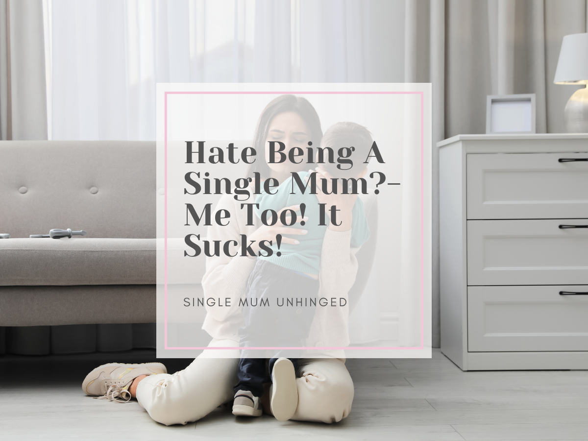 Hate Being A Single Mum?Me Too- It Sucks!